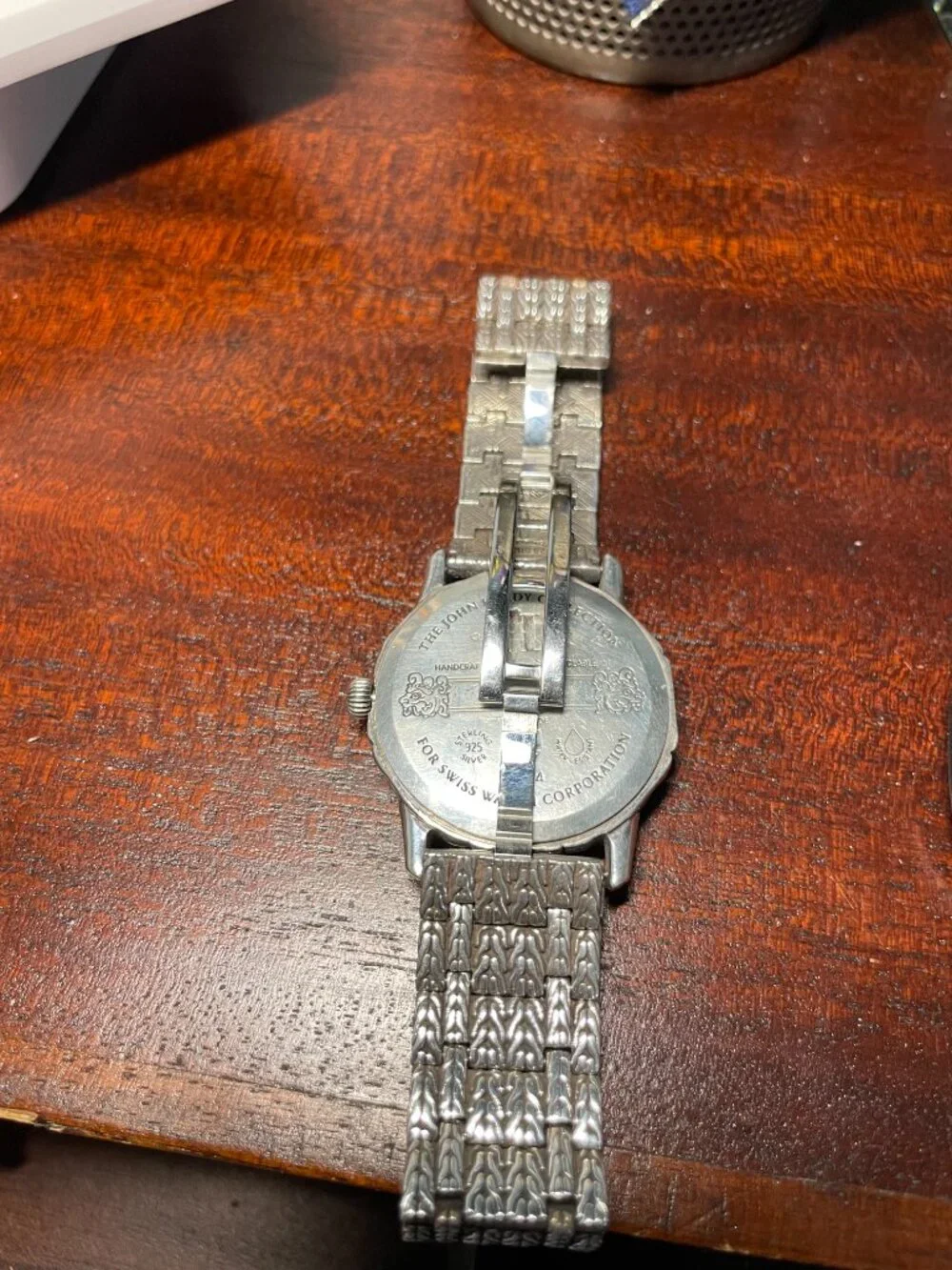 JOHN HARDY STERLING SILVER WATCH DEPLOYMENT CLASP